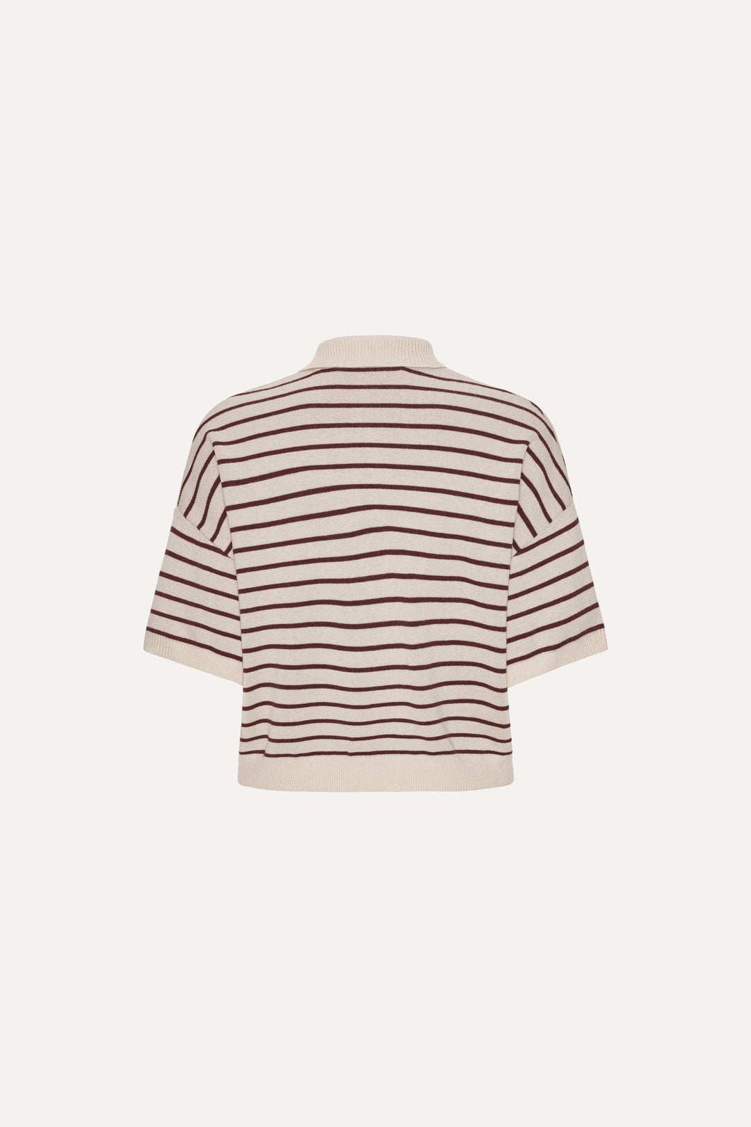 Rotate - Slinky Knit Polo 1143041764 - 1764 Oatmeal Comb.