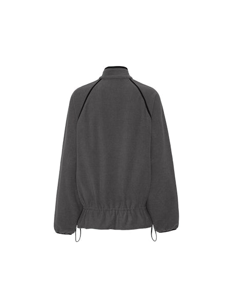 Rotate - Fleece Half Zip Jacket 1153681205 - 1205 Gray Pinstripe