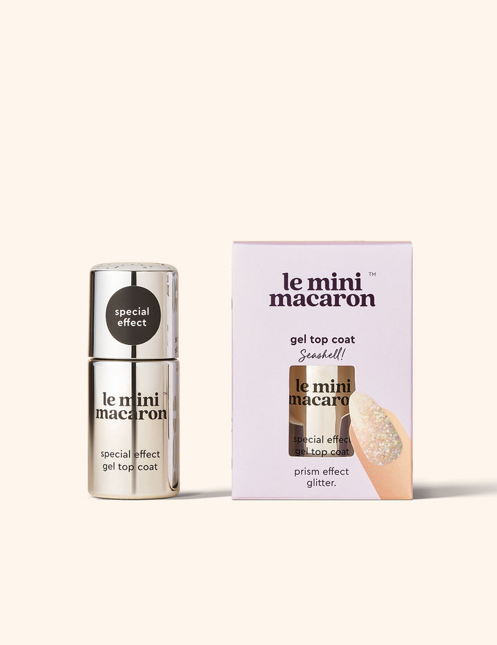 Le Mini Macaron - Single Gel Top Coat TOP004 - Seashell
