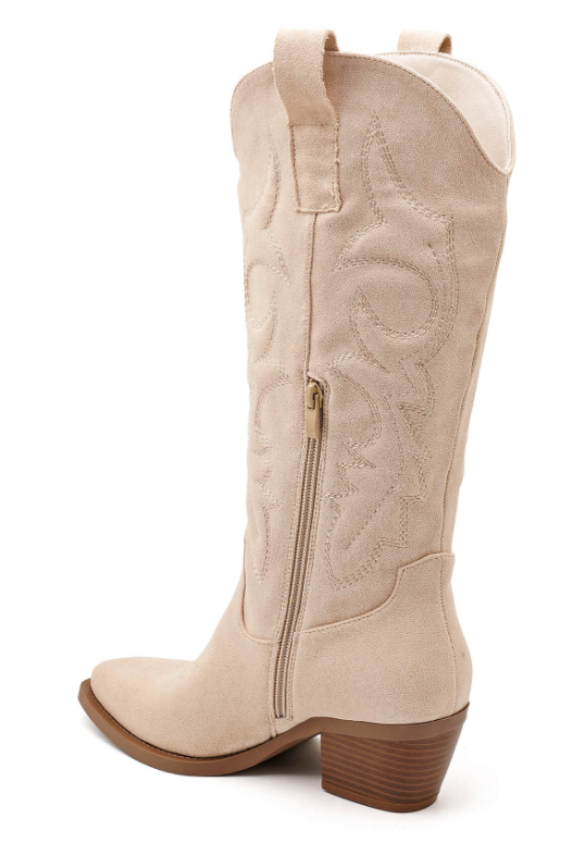 Bloom - Delphinium Boots - Beige