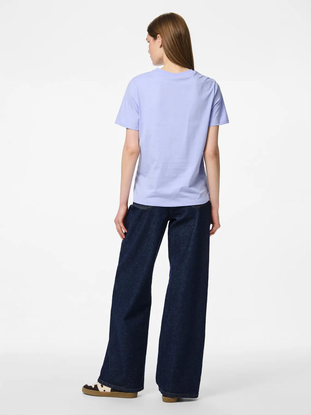 Pieces - Pcria Ss Solid Tee - 4803348 Baby Lavender