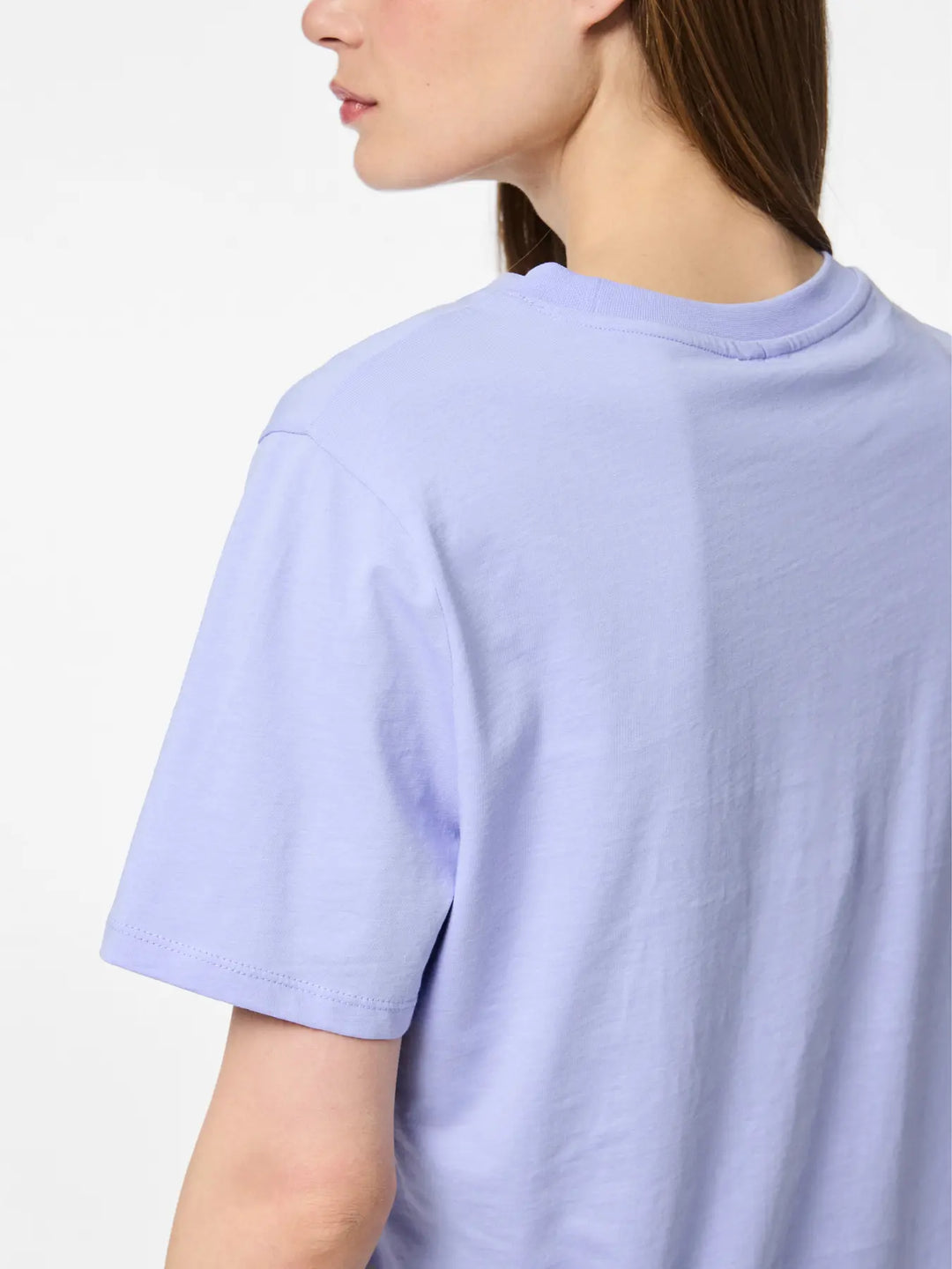 Pieces - Pcria Ss Solid Tee - 4803348 Baby Lavender