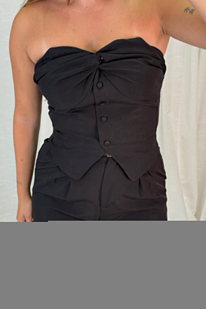 A-bee - Anine Top - Black Toppe 