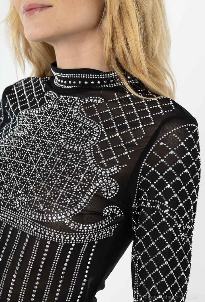 A-bee - Magdalena Bodysuit - Black