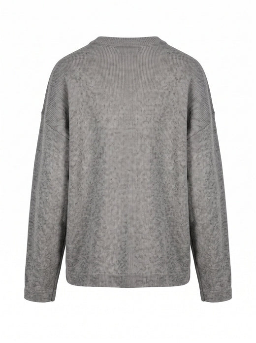 A-Bee - Elsie 3132 - Grey Melange (9513) Cardigans 