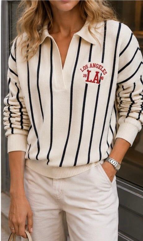A-Bee - Evina Sweatshirt - Ecru Sweatshirts 
