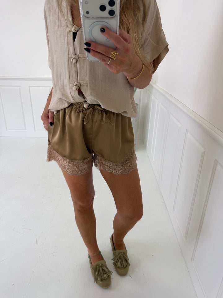 A-Bee - Irene Shorts 37053-1 - Beige Shorts 