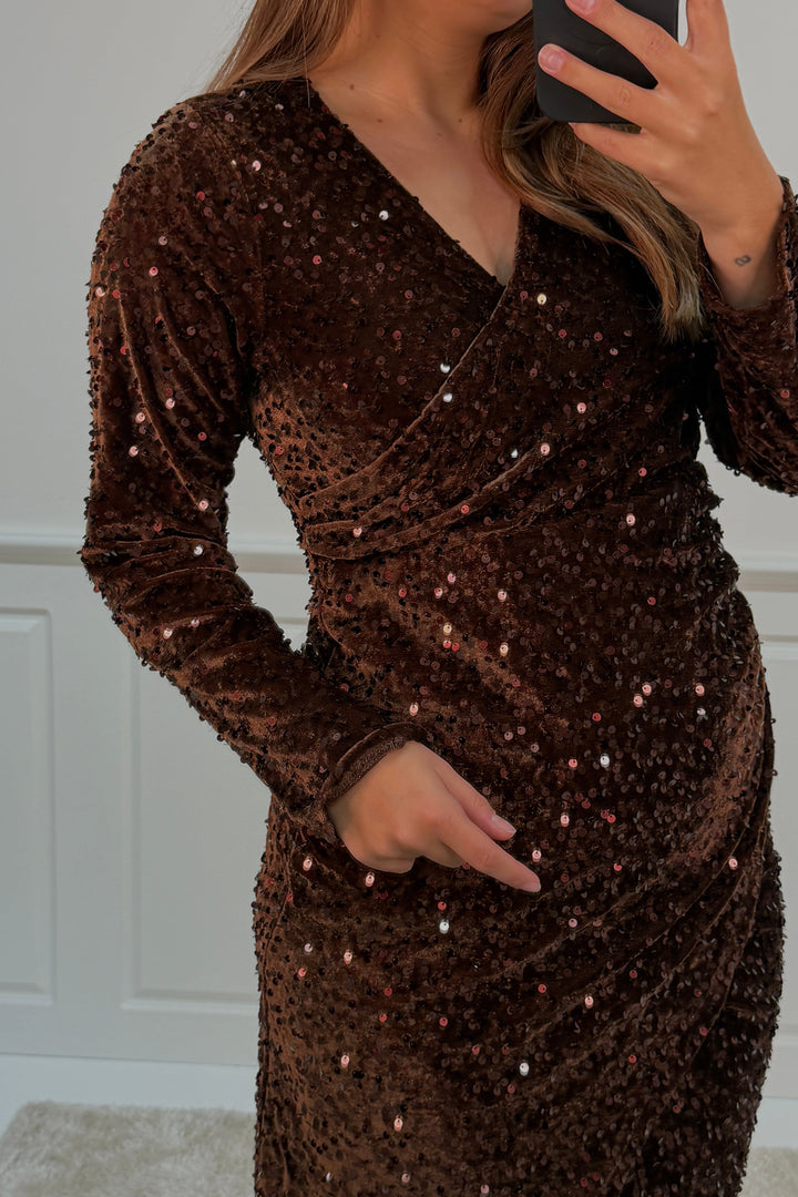 A-bee - Julittadress - Dark Brown Kjoler 