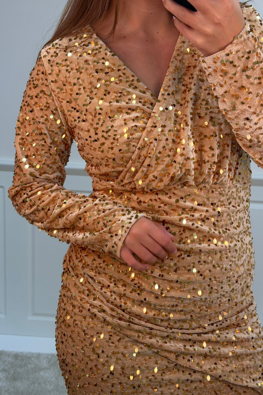 A-bee - Lorrainedress - Gold Kjoler 