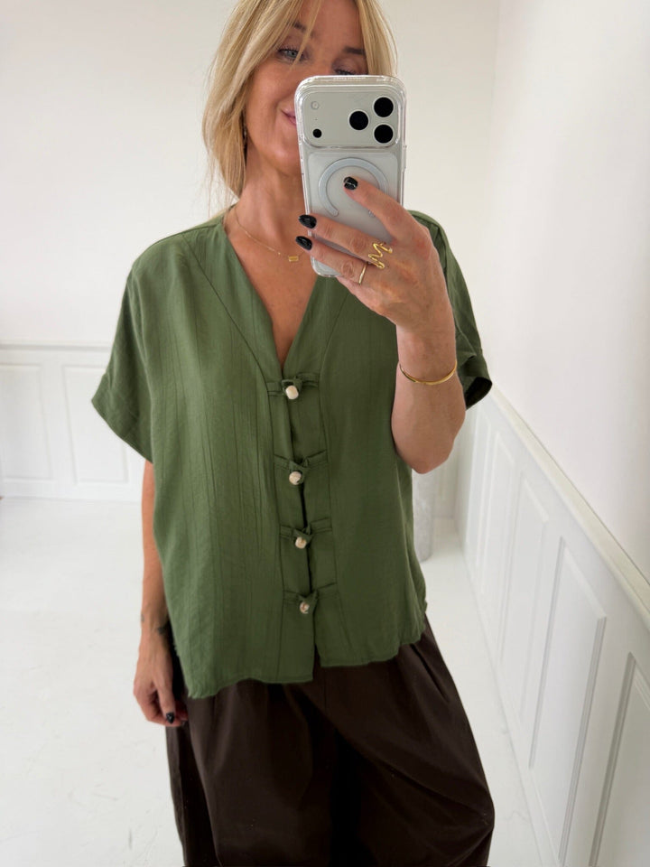 A-Bee - Lyra Shirt - Khaki Skjorter 