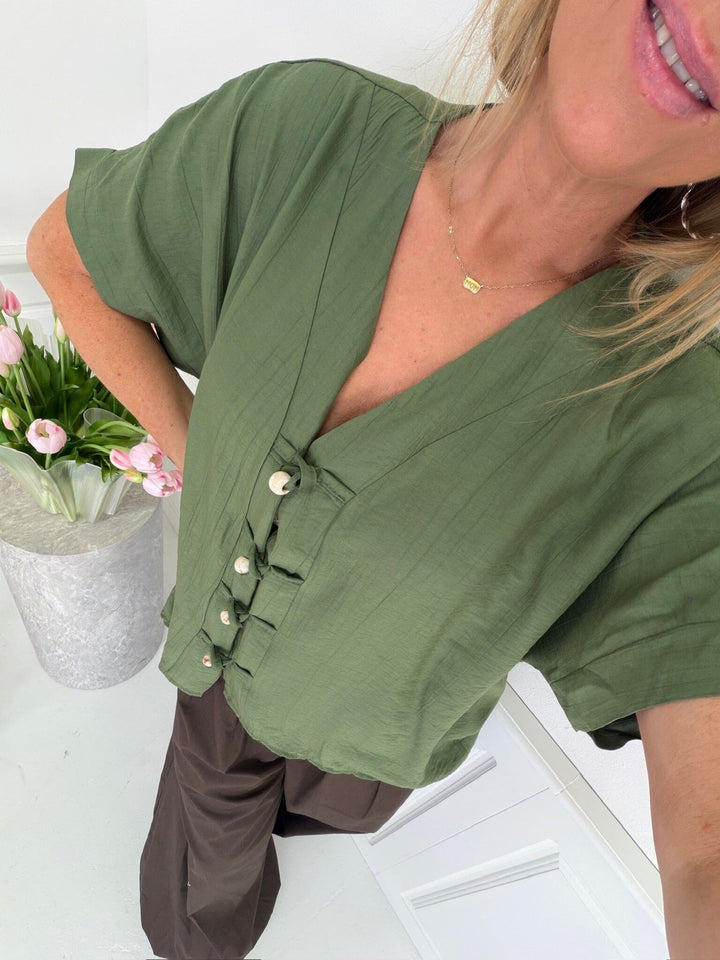 A-Bee - Lyra Shirt - Khaki Skjorter 