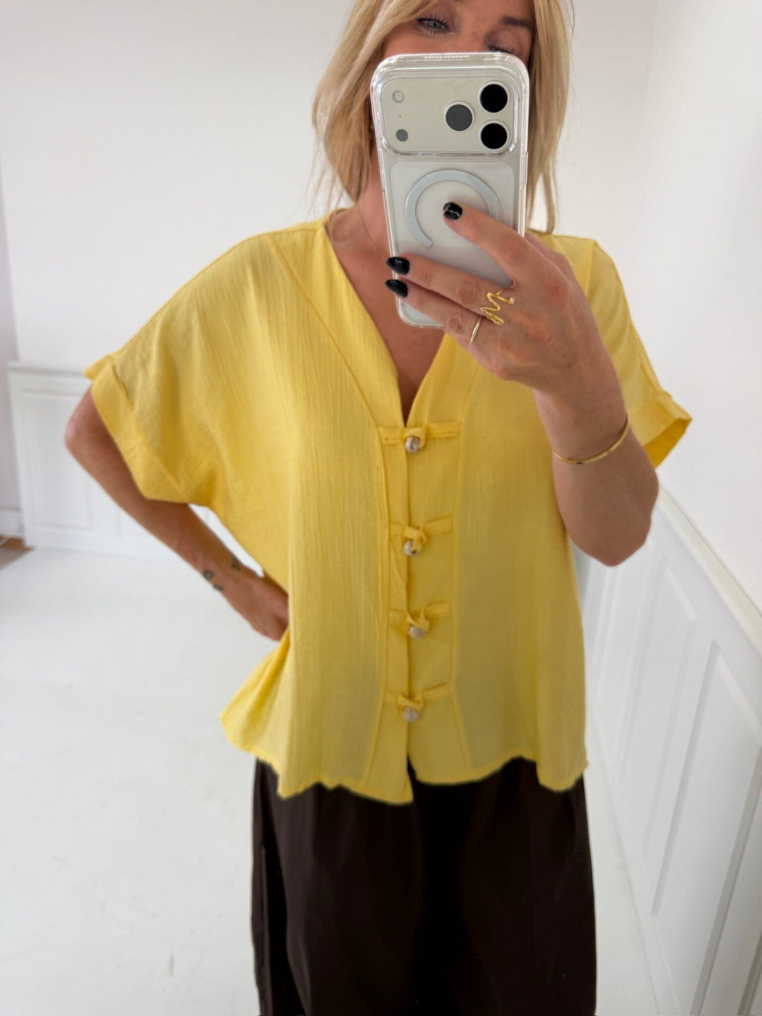 A-Bee - Lyra Shirt - Yellow Skjorter 