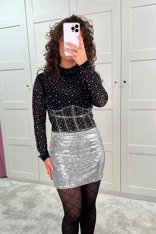 A-bee - Mireille Bodysuit - Black Bodystockings 