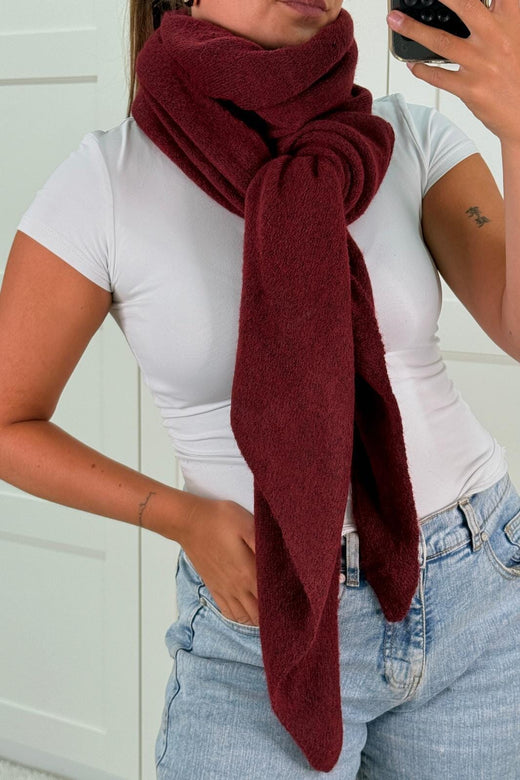 A-bee - Nadia - Burgundy Halstørklæder 