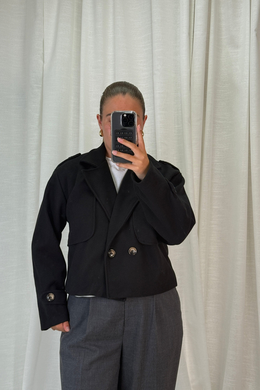 A-bee - Naomi Jacket - Black Jakker 