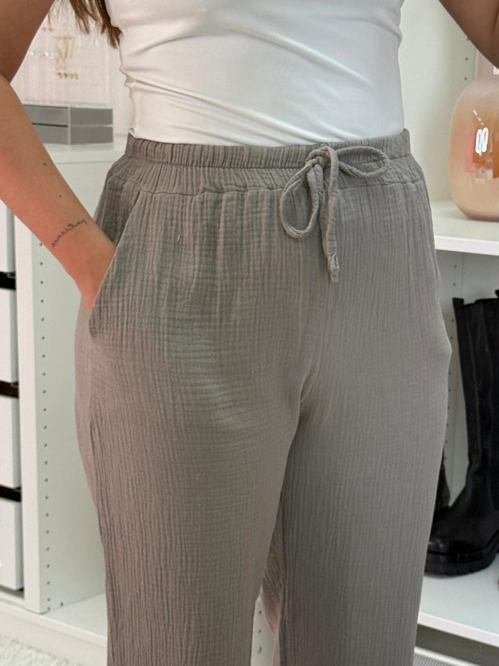 A-bee - Sonja Pants - Taupe Bukser 
