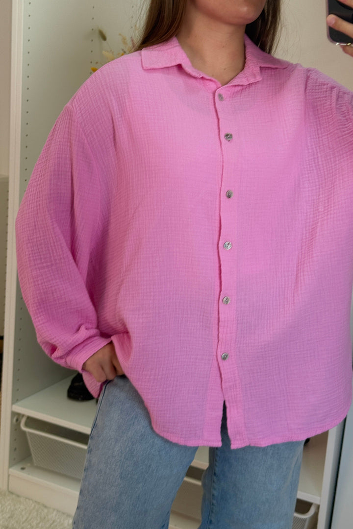 A-bee - Sonja Shirt - Pink Skjorter 