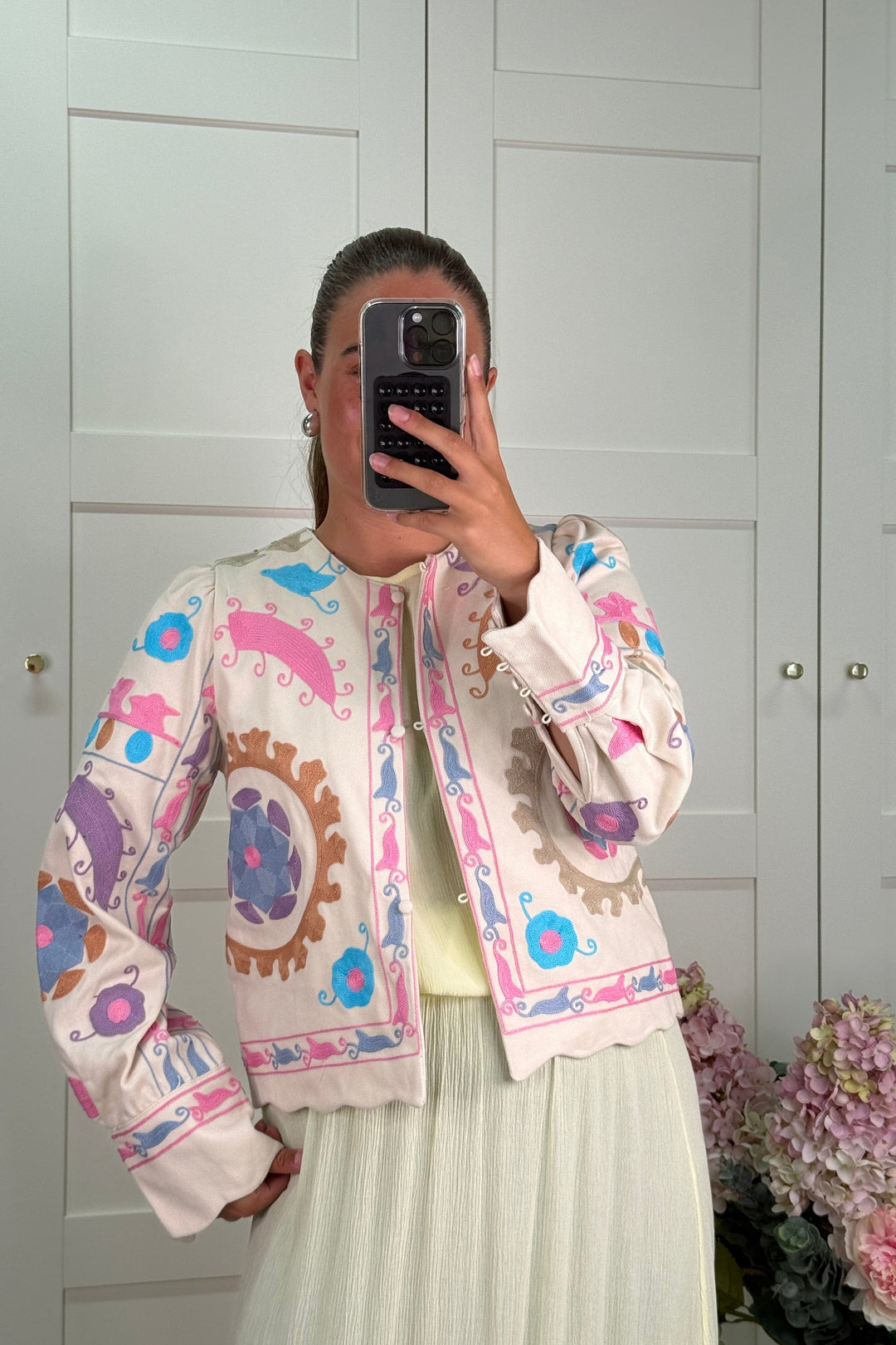 A-bee - Tatiana Flower Jacket - Floral Jakker 