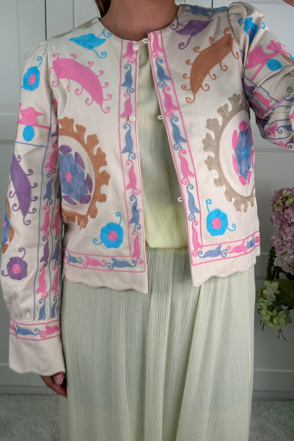 A-bee - Tatiana Flower Jacket - Floral Jakker 