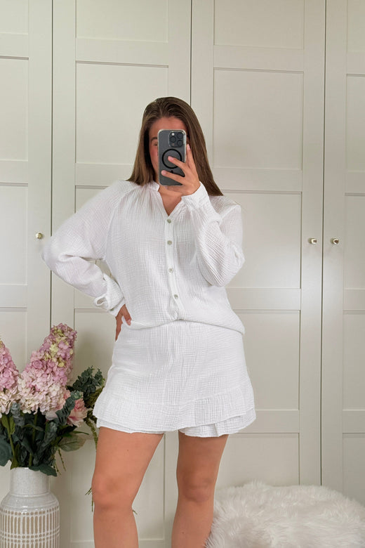 A-bee - Victoria Shorts - White Shorts 