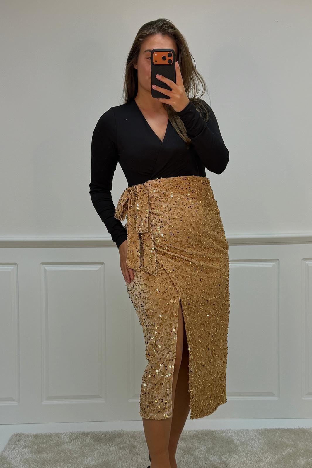 A-bee - Viviana dress - Gold Kjoler 