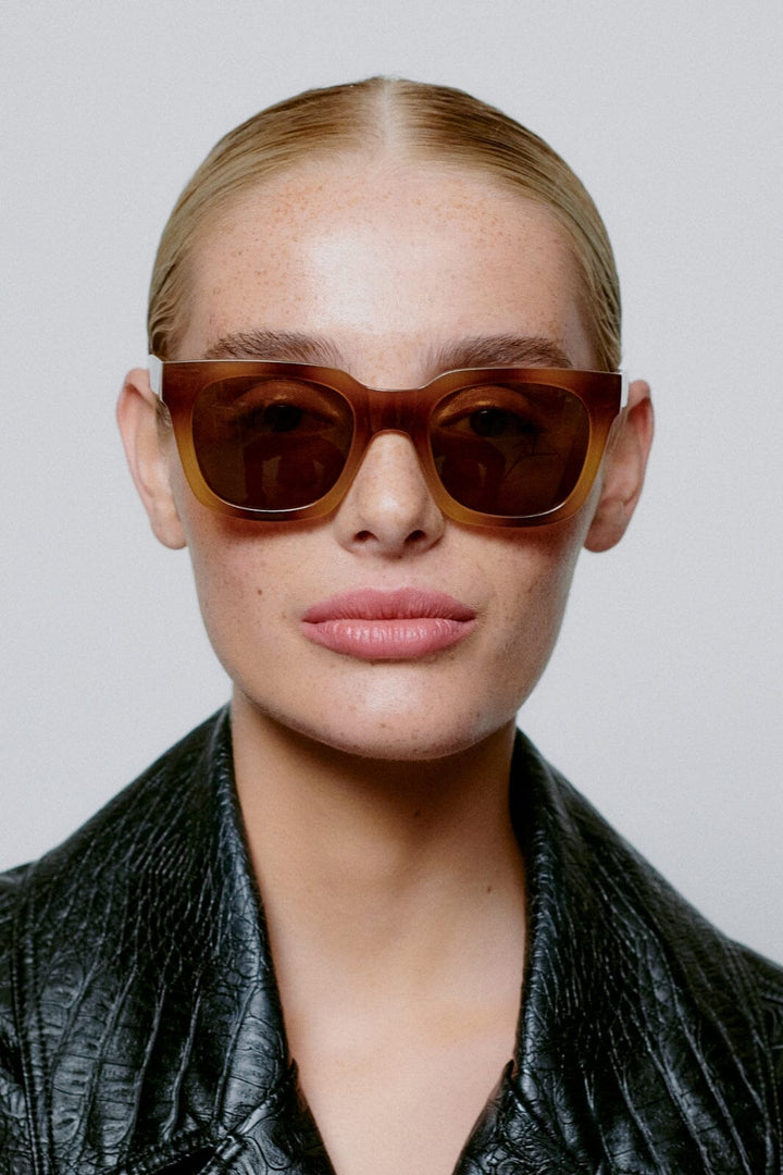 A. Kjærbede - Nancy - Demi Brown Solbriller 