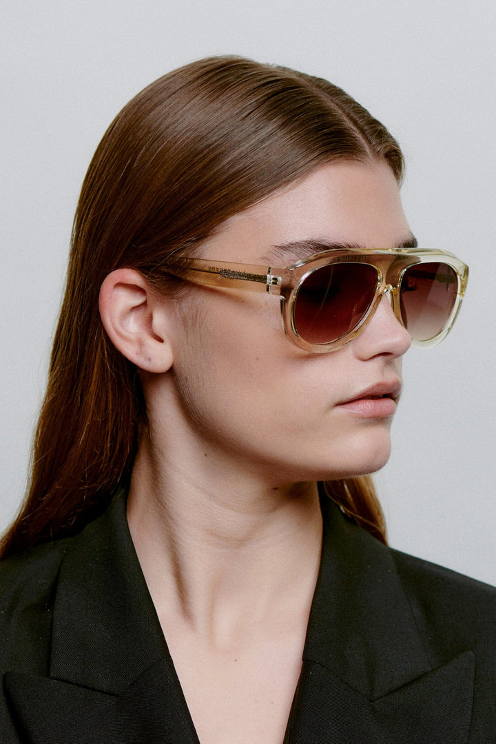 A. Kjærbede - Rio KL2601 - Ecru Transparent Solbriller 