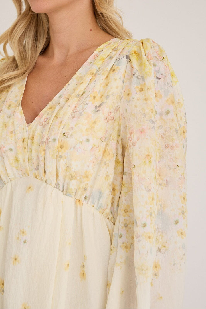 A-View - Aurora Dress AV8140 - 069 - Pale Yellow