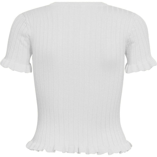 A-View - Fabi Knit Top AV7079 - 000 - White Strikbluser 