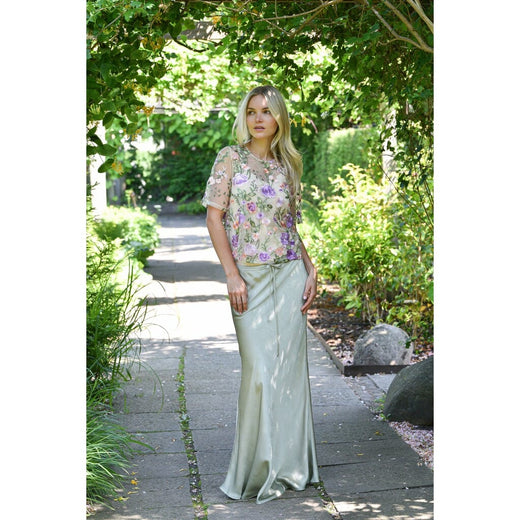 A-View - Fuschia Blouse AV4881 - 180 - Green/Purple Bluser 