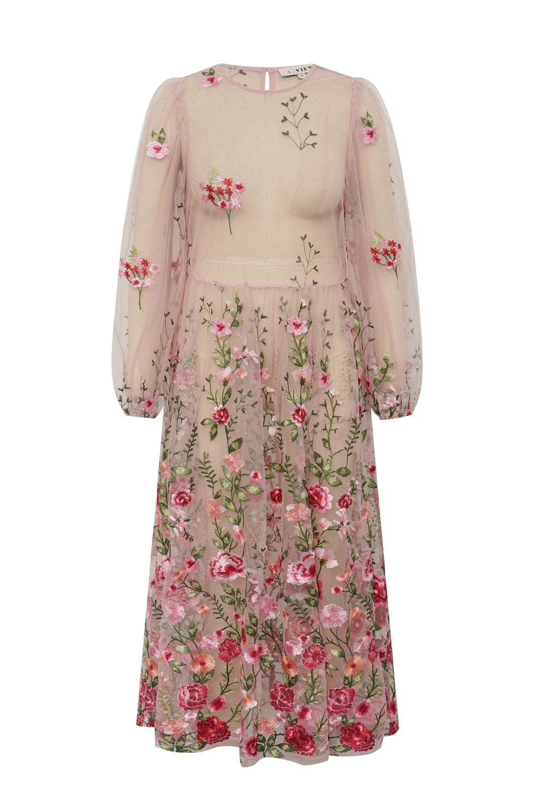 A-View - Fuschia Dress AV4614 - 255 - Rose/Red