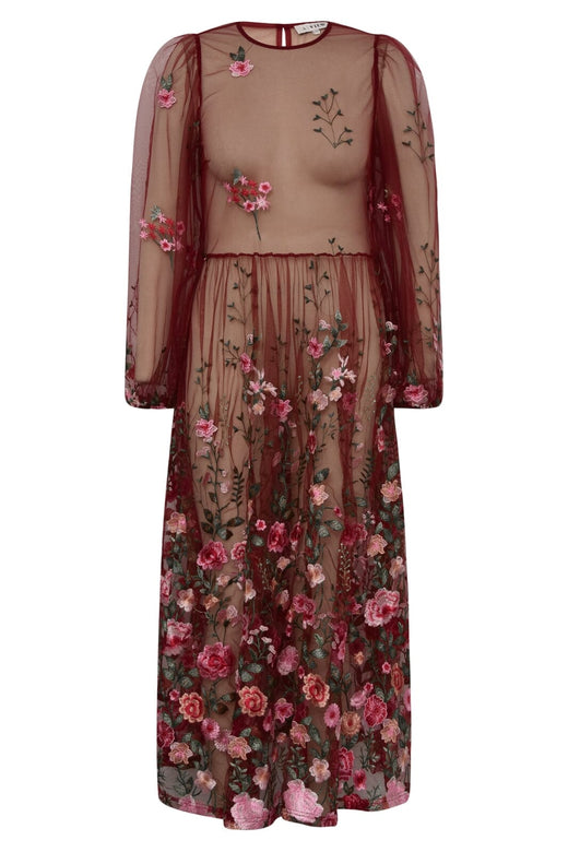 A-View - Fuschia Dress AV4614 - 373 - Bordeaux/Rose