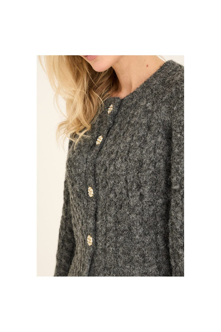 A-View - Kabba Knit Cardigan AV6022 - 283 - Dark Grey