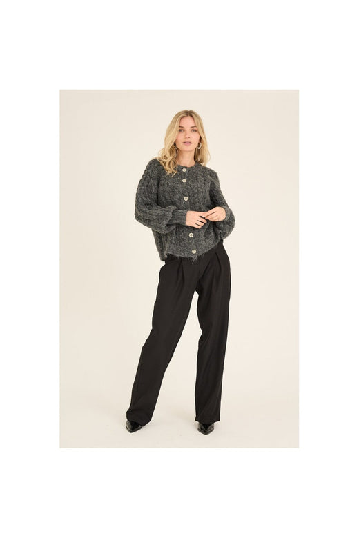 A-View - Kabba Knit Cardigan AV6022 - 283 - Dark Grey