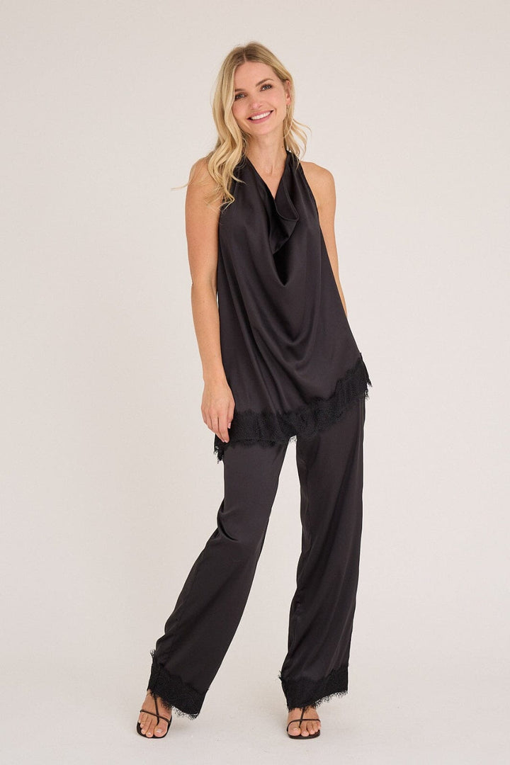 A-View - Katti Asymetric Top AV8209 - 194 - Dark Brown Toppe 