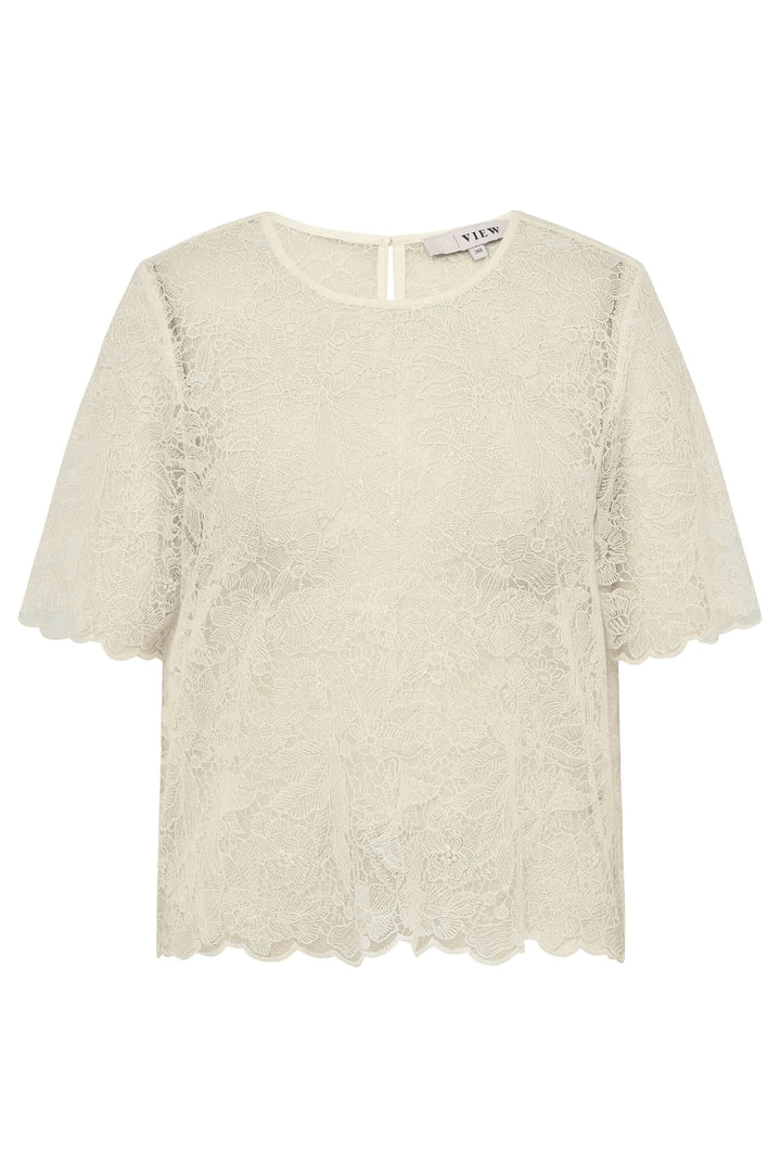 A-View - Lacia Blouse AV7042 - 005 - Off White Bluser 
