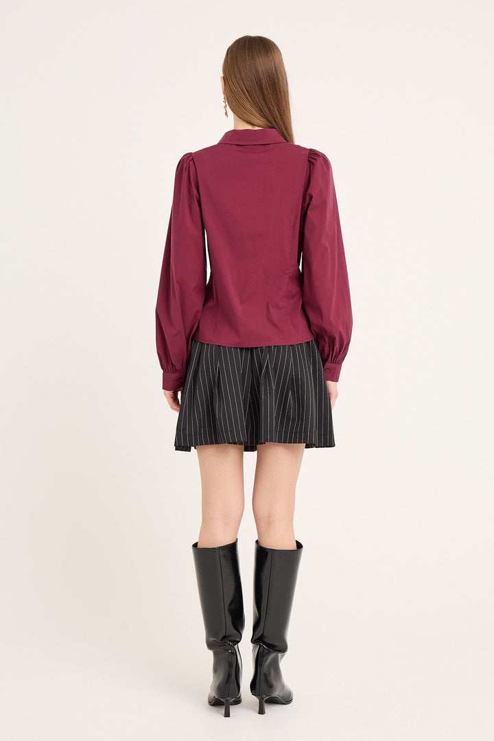 A-View - Malika Shirt AV4639 - 042 - Bordeaux Skjorter 