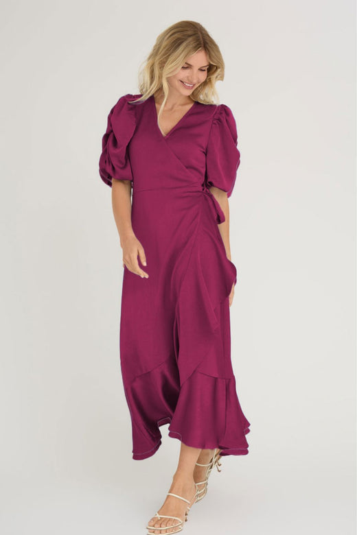 A-View - Sinda Dress AV4922 - 042 - Bordeaux Kjoler 