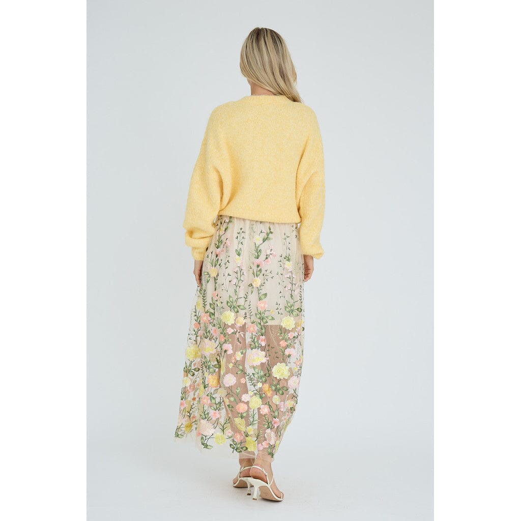 A-View - Soft Knit Cardigan AV7074 - 069 - Pale Yellow Cardigans 