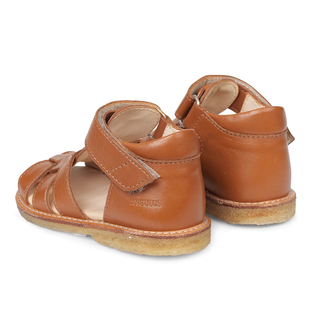 Angulus - Begynder sandal med velcrolukning - 1545 Cognac Sandaler 