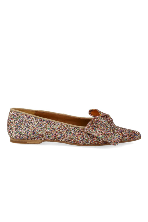 Angulus - Bow Ballerina In Sparkling Glitter 1703-101 - Multi Glitter/sand