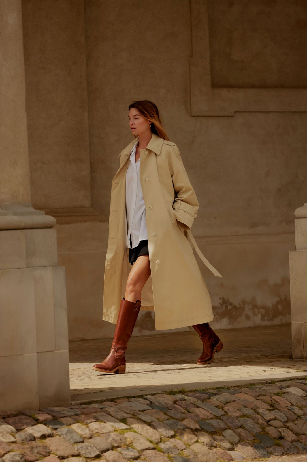 Angulus - High-leg boot with block heel - 1705