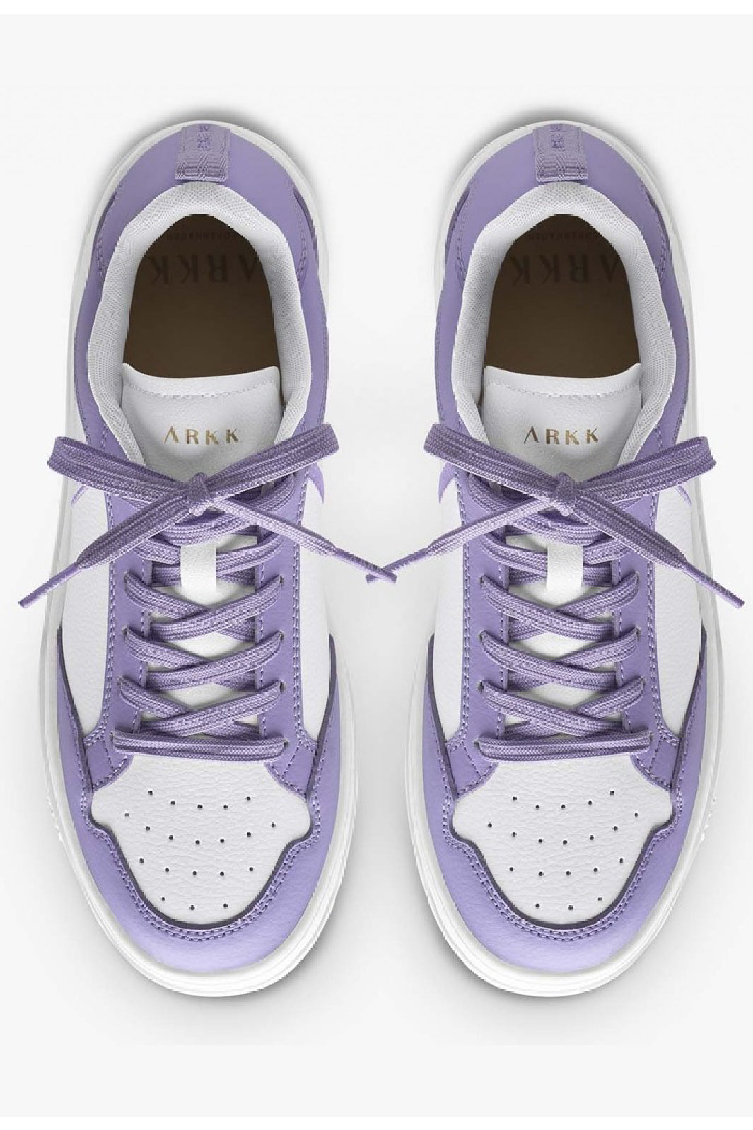 ARKK Copenhagen - Visuklass Leather Stratr65 Women - White Lavender Sneakers 