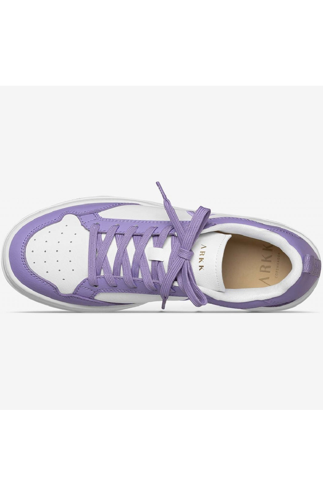 ARKK Copenhagen - Visuklass Leather Stratr65 Women - White Lavender Sneakers 