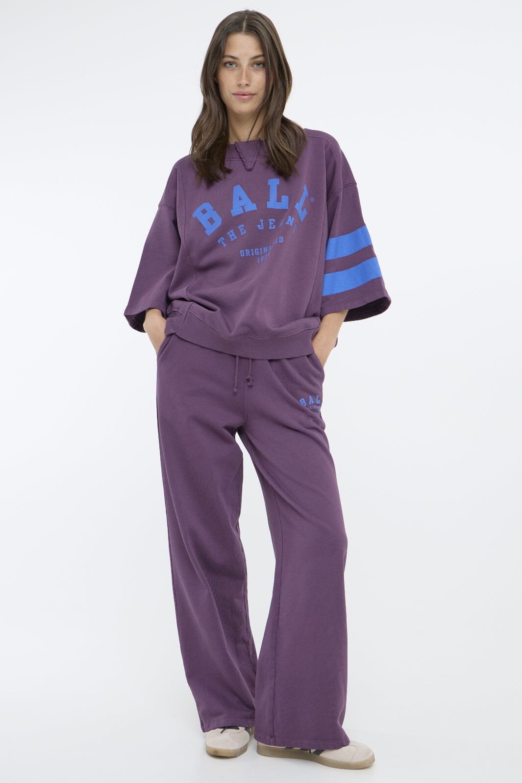 Ball - Baalicia Ss Sweatshirt 50405182 - 192009 Hortensia