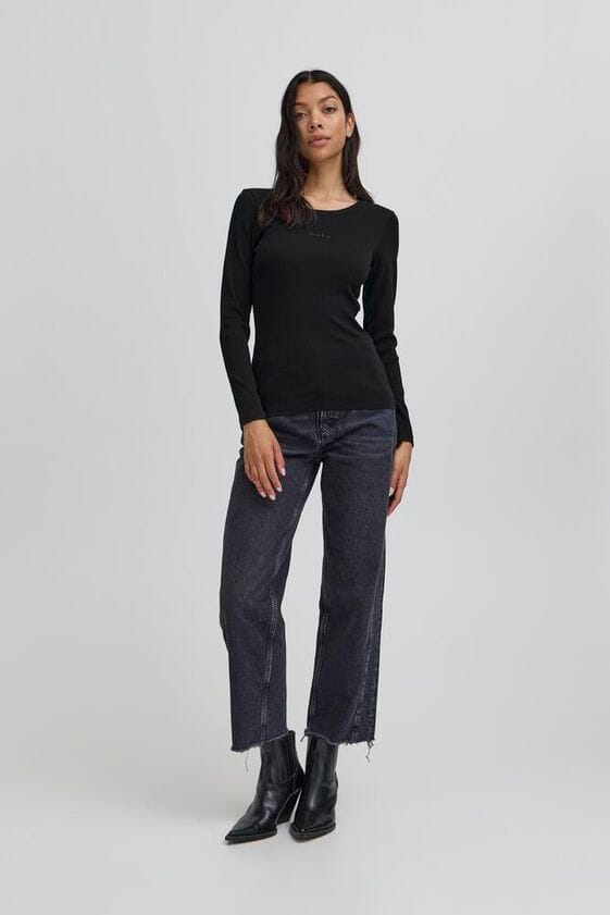 Ball - Baaltobelli Ls Tshirt 50405329 - 193911 - Black Bluser 