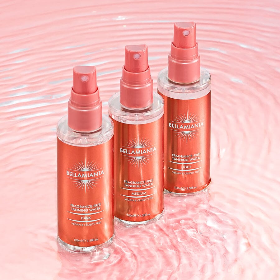 Bellamianta - Fragrance Free Tanning Water - Dark