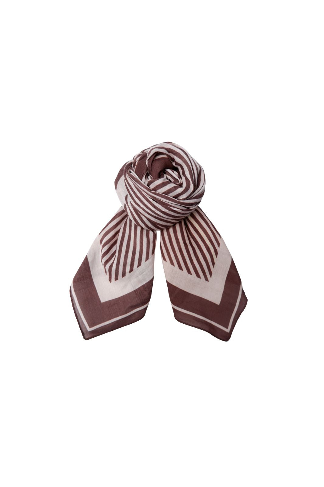 Black Colour - Bcalmine Mini Scarf 3653 - Coffee