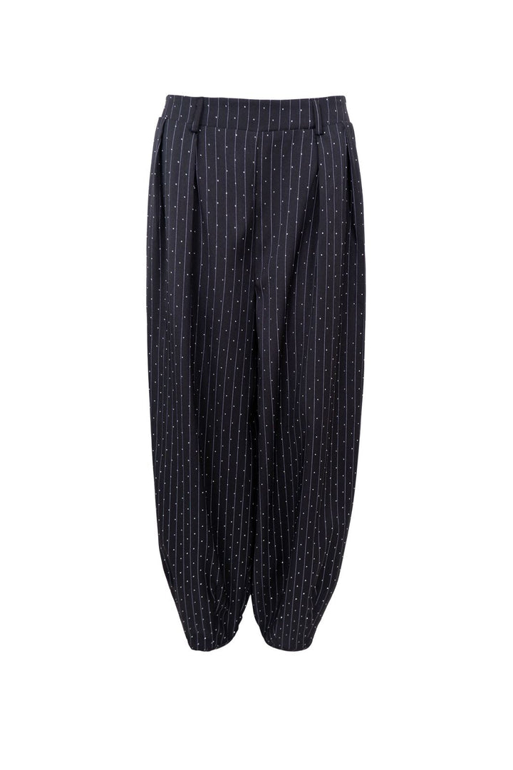 Black Colour - Bcangelica Strass Balloon Pant 41269 - Black