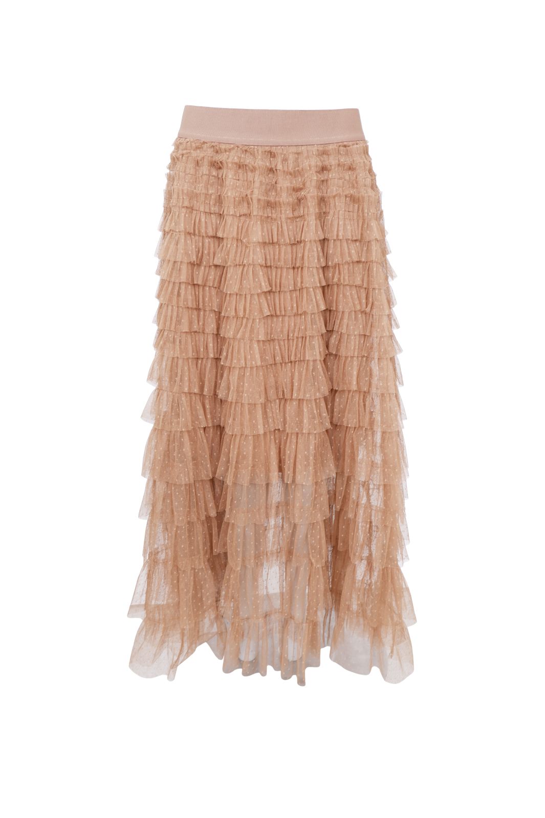 Black Colour - Bcangelina Mesh Skirt 40965 - Latte